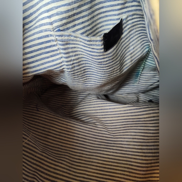 Mona B Upcycled Canvas and Vegan Leather Tote Bag - Picture 8 of 8